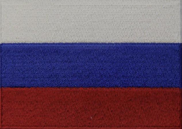 russian flag patch