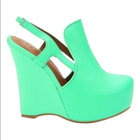 jeffrey campbell neon wedges - Google Search