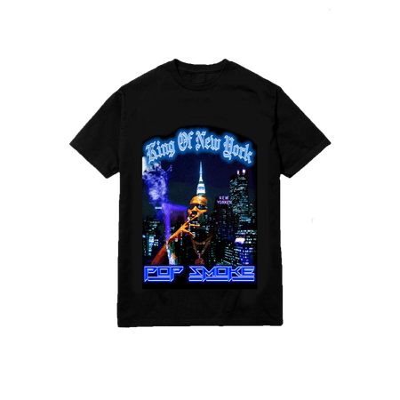 Pop Smoke Black T-Shirt  – Pop Smoke Official Store