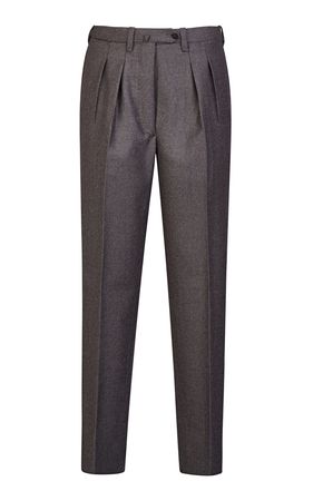 Husband Flannel Tailored Wool Tapered Pants by Giuliva Heritage Collection | Moda Operandi