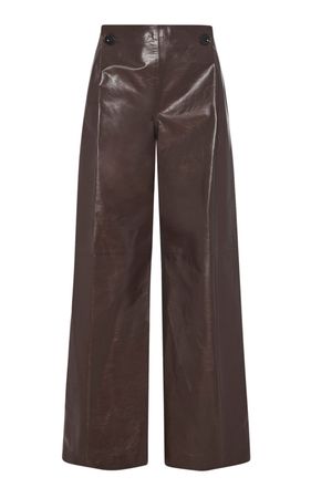 Pleated Leather Pants By Rosetta Getty | Moda Operandi
