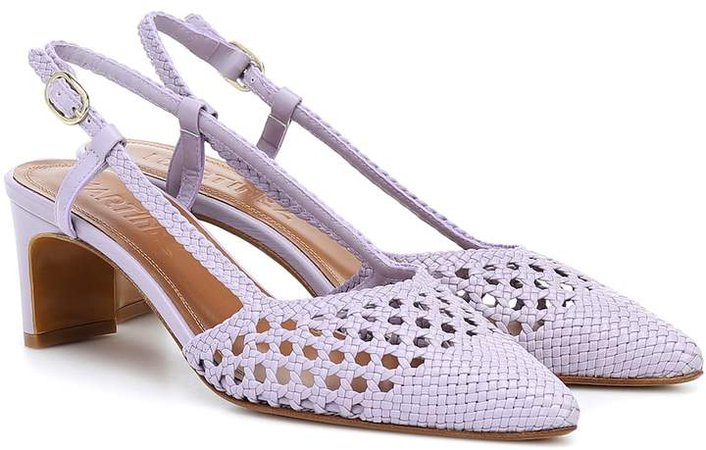 Exclusive to Mytheresa a Bizkaia woven leather pumps