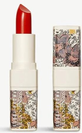 Ulla Johnson red flower lipstick
