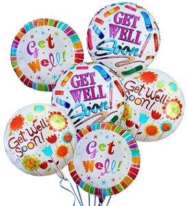get well soon balloons png - Google Search