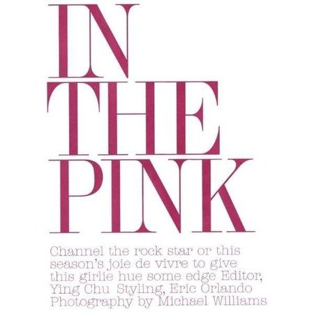 in the pink magazine text