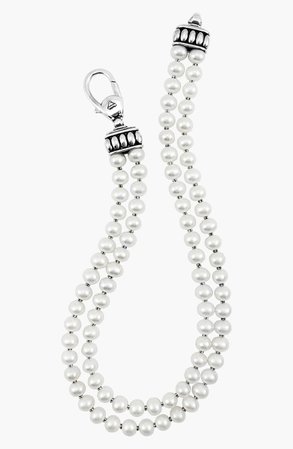 LAGOS Luna Double Row Pearl Necklace | Nordstrom
