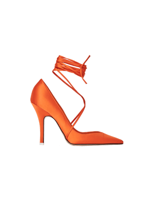 The Attico Shoes | The Attico - "Ruby" orange pump