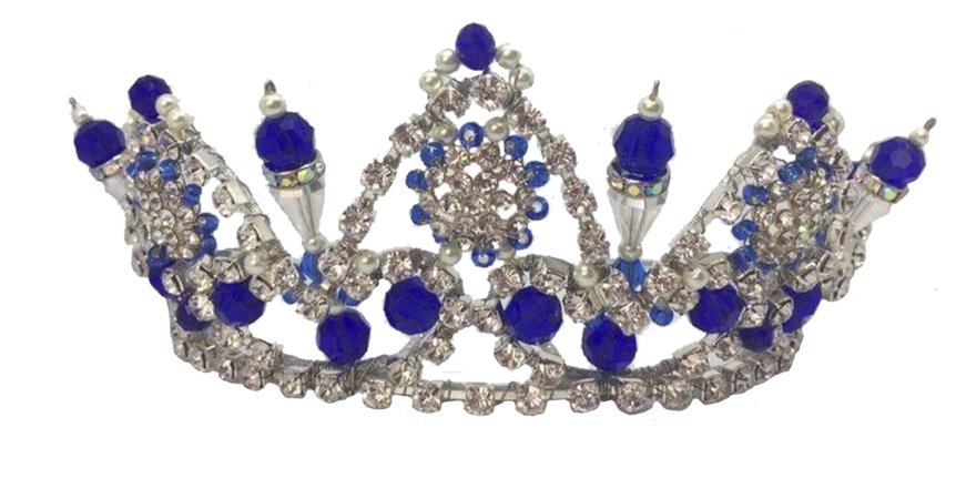 Olga Ballet Tiaras Royal Blue Crown