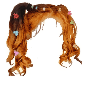 red/orange hair png pigtails clips