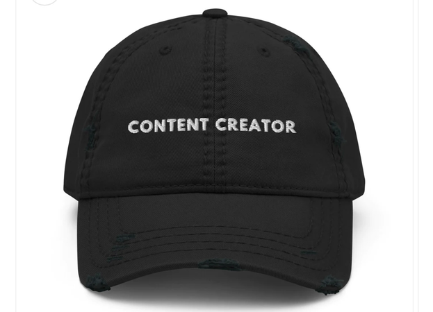 content creator hat