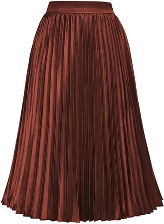Amazon.com: Kate Kasin Plus Size Pleated Midi Skirt Wear to Work Black Size 2XL : Clothing, Shoes & Jewelry