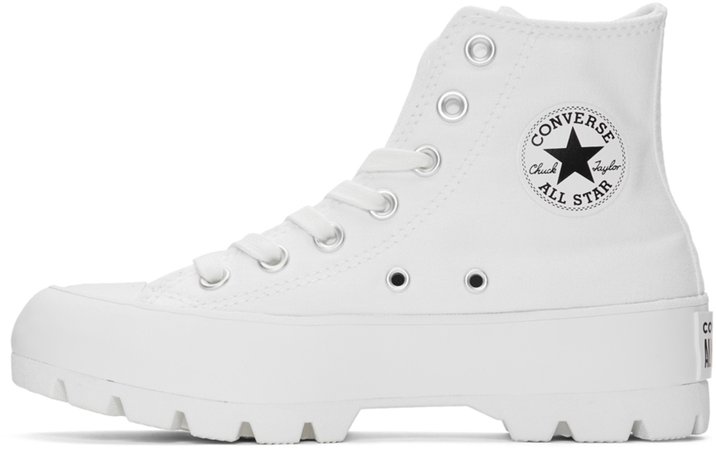 Converse White Boot
