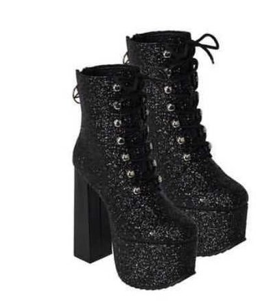Sparkly Goth Boots