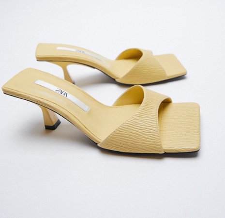 Zara yellow shoe