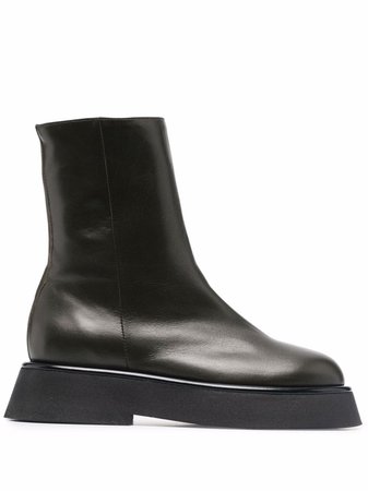 Wandler chunky leather ankle boot - FARFETCH