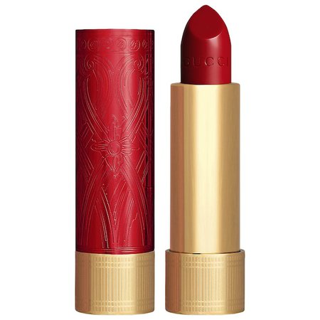 Gucci, Rouge à Lèvres Satin Lipstick "Goldie Red"