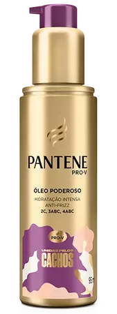 Pantene - Óleo anti frizz hidratante cabelo cacheado