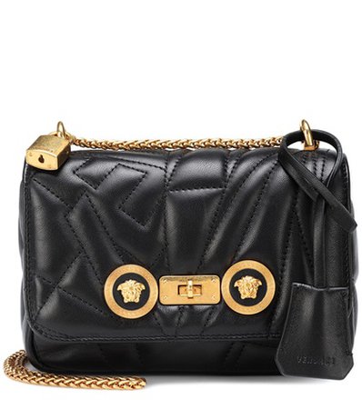 Icon quilted leather shoulder bag