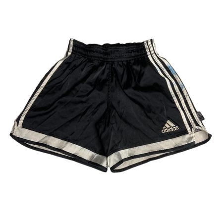 Vintage Adidas Soccer Shorts 🖤 y2k shiny satin... - Depop