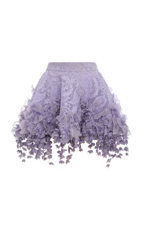 High Tide Lace Flip Mini Skirt By Zimmermann | Moda Operandi