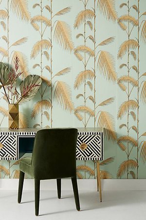 Palm Leaves Wallpaper | Anthropologie