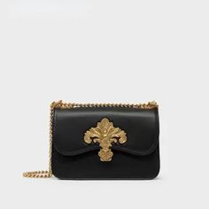 Gold & Black Handbag