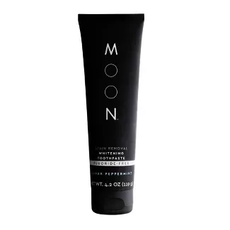 Moon Stain Removal Fluoride-Free Whitening Vegan Paraben + SLS Free Lunar Peppermint Toothpaste - 4.2oz : Target