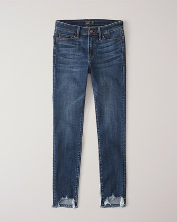 Womens Low Rise Ankle Jeans | Womens Bottoms | Abercrombie.com