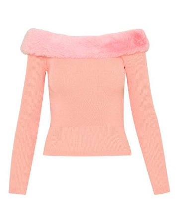 Blumarine Synthetic Candy Pink Viscose Blend Sweater - Lyst