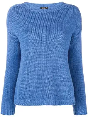 ARAGONA long-sleeve fitted sweater