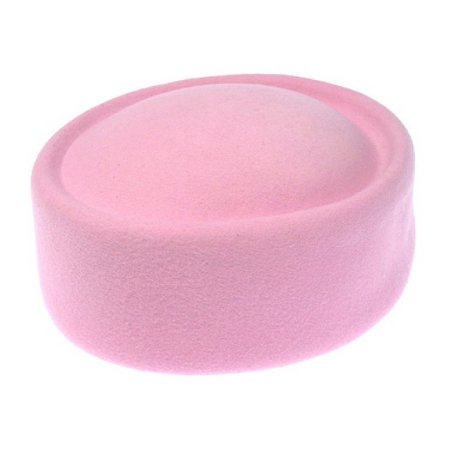 pink pillbox hat