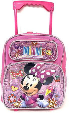Minnie Mouse rolling backpack