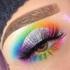 rainbow makeup - Google Search