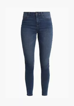 Noisy May NMLEXI - Jeans Skinny Fit - dark blue denim - Zalando.co.uk
