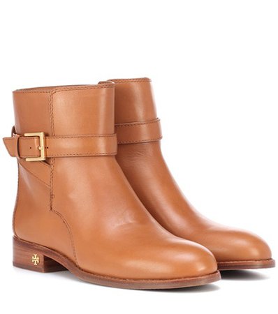 Brooke leather ankle boots
