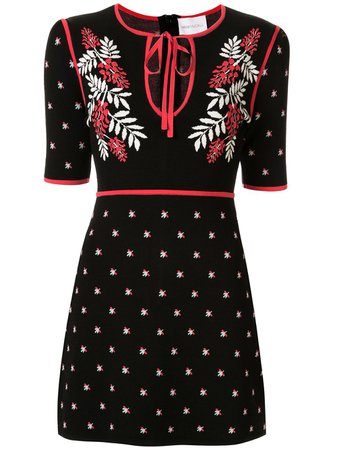Black Alice Mccall Lady Day Mini Dress | Farfetch.com