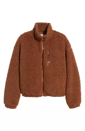 BP. High Pile Fleece Zip-Up Jacket | Nordstrom