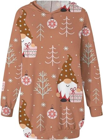 Amazon.com: HPJKLYTR Winter Dresses for Women 2024 Sweater Dress Christmas Print Hooded Pullover Sweatshirt Hepburn Midi Dress Fall : Clothing, Shoes & Jewelry