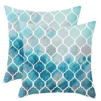 JOTOM Throw Pillow Covers Decorative Home Cushion Covers Super Soft Outdoor Pillowcases for Sofa Bedroom Car 18 x 18 Inch,Set of 2 (Navy Blue): Amazon.ca: Gateway