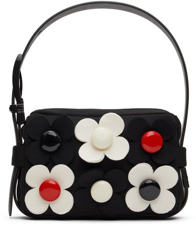 Black Flower Bag by Shushu/Tong on Sale