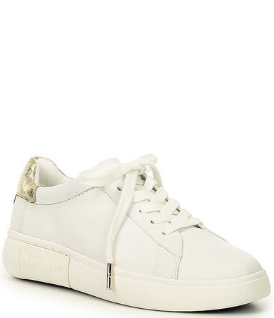 kate spade new york Lift Leather Gold Detail Sneakers