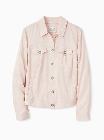 Plus Size - Light Pink Trucker Jacket - Torrid