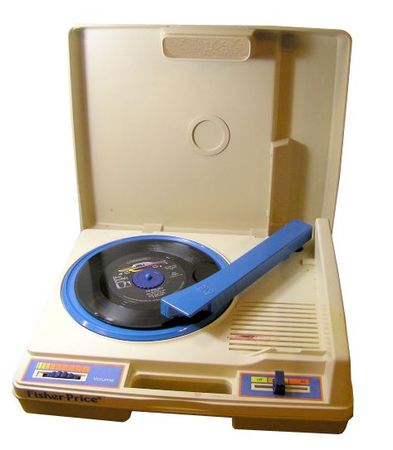 Fisher Price toy record player, 1979