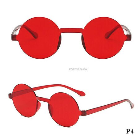 Candy Color SunglassesRetro Eyeglasses Fashion Sunshade Round GlassesWomenMen~! | eBay