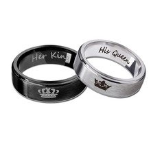 Best Selling Couples Ring Set Royal King and Queen
