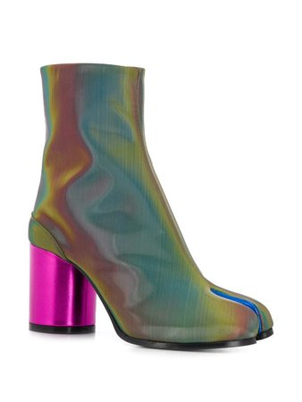 Green Maison Margiela metallic Tabi boots with Express Delivery - Farfetch