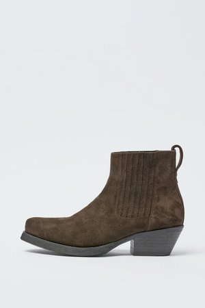 Cuban Boot Espresso Suede | Our Legacy