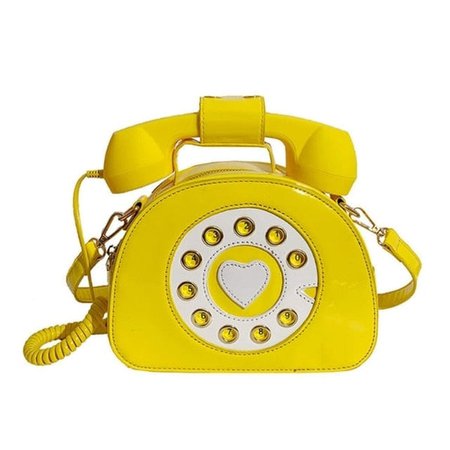 3D Rotary Telephone Handbag Purse Kawaii Cute | Kawaii Babe