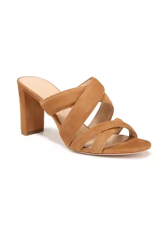 Shop Veronica Beard Ginny Strappy Suede Sandals | Saks Fifth Avenue