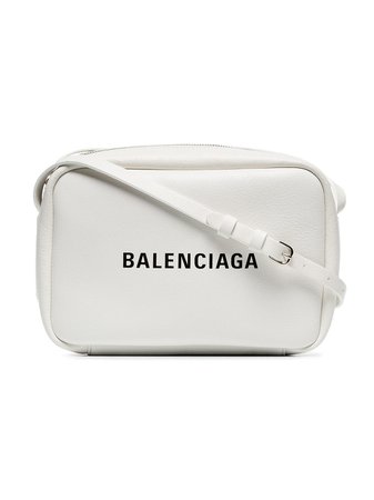 Balenciaga white Everyday small leather camera bag £715 - Buy Online - Mobile Friendly, Fast Delivery